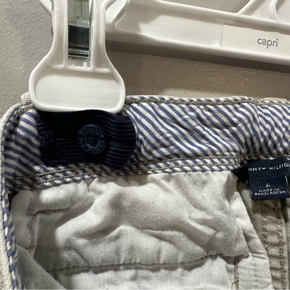 3 for $45_ Tommy Hilfiger Slim Fit Beige pants 98% cotton, adjustable waist - Picture 10 of 11